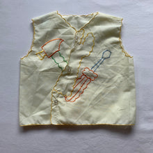 Load image into Gallery viewer, Vintage Tools Embroidered Baby Vest 3-6 months
