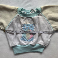 Load image into Gallery viewer, Vintage Bear + Ball Pastel Crewneck 3 months
