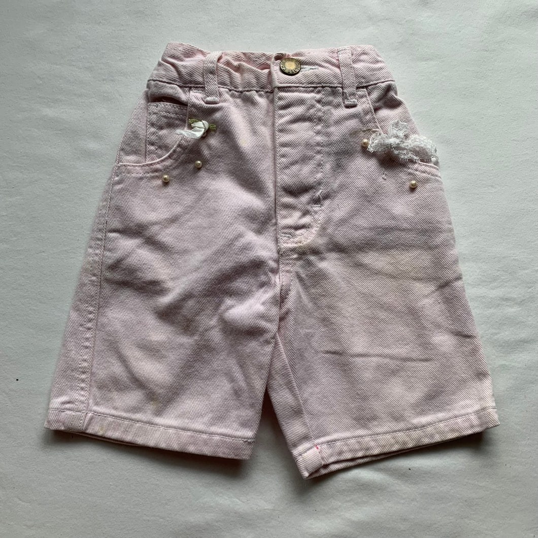Vintage Pink Jean Shorts 3t/4t