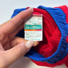 Load image into Gallery viewer, Vintage Healthtex Red + Blue Shorts 18 months
