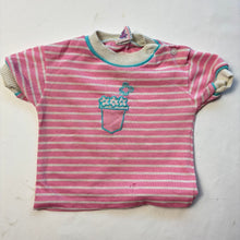 Load image into Gallery viewer, Vintage Flower Striped Tee 12-18 months
