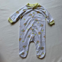 Load image into Gallery viewer, Vintage Bears Pattern Footed PJs newborn
