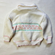 Load image into Gallery viewer, Vintage Deadstock Heart Knit Sweater 0-6 Months
