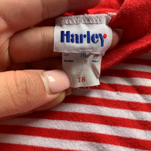 Load image into Gallery viewer, Vintage Red Striped Turtleneck 18 months
