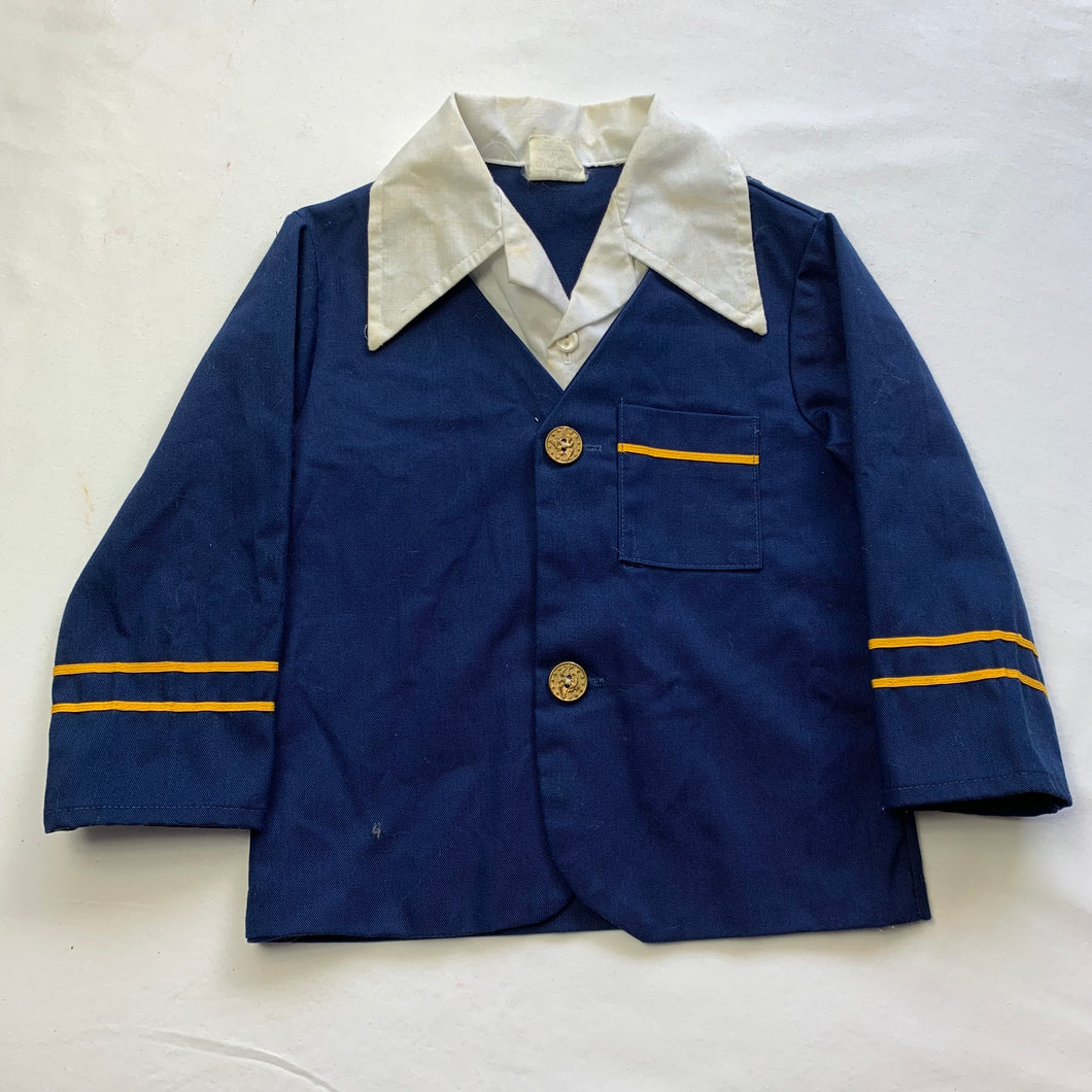 Vintage Nautical Sailor Long Sleeve 3t