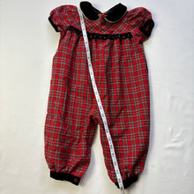Load image into Gallery viewer, Vintage Girly Plaid Bubble Pantsuit 12 months
