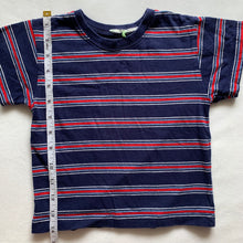 Load image into Gallery viewer, Vintage Navy/Red Striped Tee 2t
