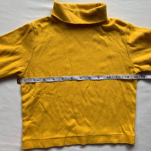Load image into Gallery viewer, Vintage Yellow Turtleneck Long Sleeve 3/4t
