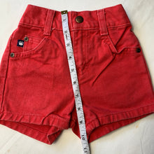 Load image into Gallery viewer, Vintage Red Jean Shorts 18 months
