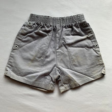Load image into Gallery viewer, Vintage Gray Elastic Waist Shorts 18-24 months
