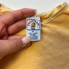 Load image into Gallery viewer, Vintage Yellow Girly Long Sleeve 3t/4t *flaw
