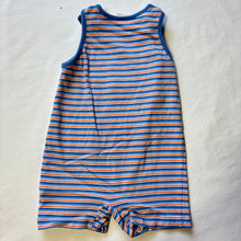 Load image into Gallery viewer, Vintage Striped Animal Romper 9-12 months
