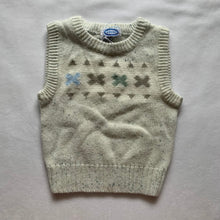 Load image into Gallery viewer, Vintage Izod Cream Knit Vest 2t/3t
