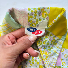 Load image into Gallery viewer, Vintage 70s Patchwork Pattern Long Sleeve kids 6/7
