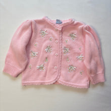 Load image into Gallery viewer, Vintage Daisy Knit Cardigan 6 months
