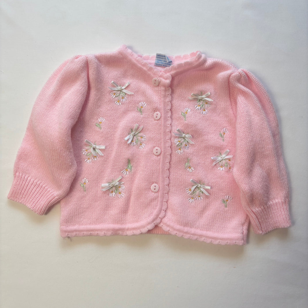 Vintage Daisy Knit Cardigan 6 months