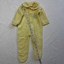 Load image into Gallery viewer, Vintage Bunny Terrycloth Footed PJs 0-3 months

