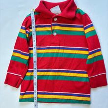 Load image into Gallery viewer, Vintage Primary Striped Long Sleeve 2t
