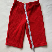 Load image into Gallery viewer, Vintage Red Ribbed Pants 6-9 months
