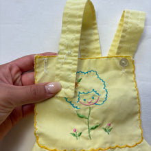 Load image into Gallery viewer, Vintage Flower Yellow Sunsuit 9-12 months *flaw
