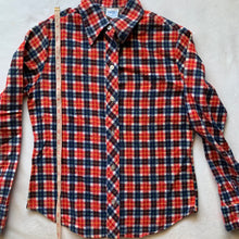 Load image into Gallery viewer, Vintage Plaid Buttondown Shirt kids 12/14
