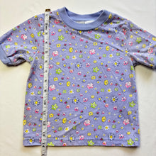 Load image into Gallery viewer, Vintage Purple Floral Shirt 2t

