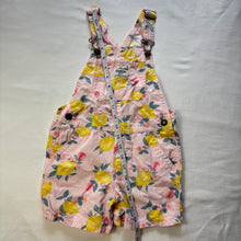 Load image into Gallery viewer, OshKosh Lemon Pink Shortalls 5t
