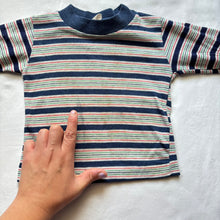 Load image into Gallery viewer, Vintage Primary Thin Striped Long Sleeve 2t
