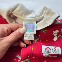 Load image into Gallery viewer, Vintage Dogs &amp; Doghouse Red Bodysuit 3 months
