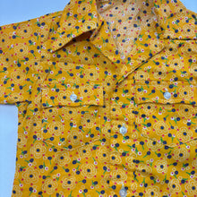 Load image into Gallery viewer, Vintage Sears Mustard Floral Shirt 5t
