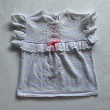 Load image into Gallery viewer, Vintage Pastel Striped Girly Shirt 2t
