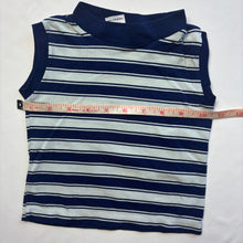 Load image into Gallery viewer, Vintage Navy Striped Tank Top 12-24 months
