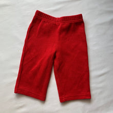 Load image into Gallery viewer, Vintage Red Ribbed Pants 6-9 months
