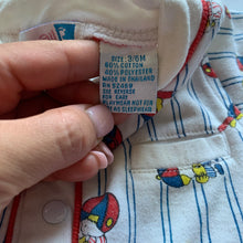 Load image into Gallery viewer, Vintage Baseball Bubble Romper 3 months
