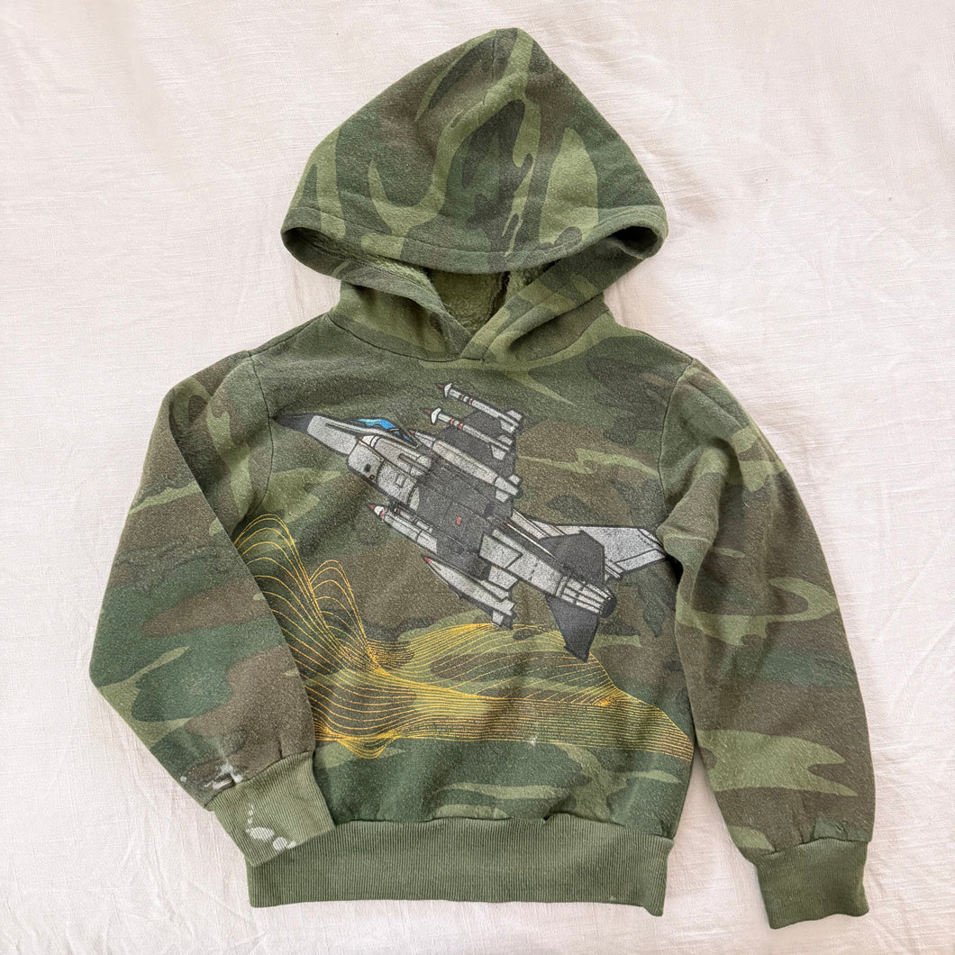 Vintage Fighter Jet Camo Hoodie 5/6