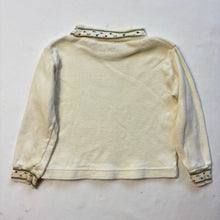 Load image into Gallery viewer, Vintage Cream Turtleneck Long Sleeve 9-12 months
