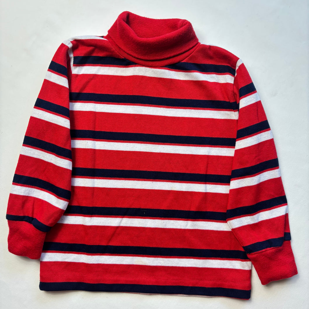 Vintage Healthtex Striped Turtleneck 3t/4t