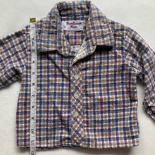 Load image into Gallery viewer, Vintage Plaid Flannel Buttondown 12 months
