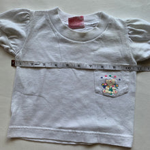 Load image into Gallery viewer, Vintage Girly Bear Pocket Tee 12 months
