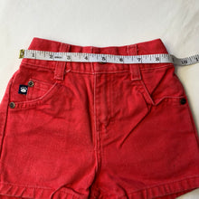 Load image into Gallery viewer, Vintage Red Jean Shorts 18 months
