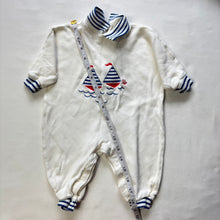 Load image into Gallery viewer, Vintage Dior Sailboat Bodysuit 3 months
