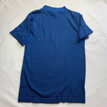 Load image into Gallery viewer, Vintage Blue Mock Neck Shirt kids 8/9 slim
