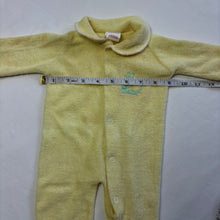 Load image into Gallery viewer, Vintage Bunny Terrycloth Footed PJs 0-3 months

