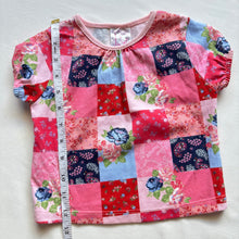 Load image into Gallery viewer, Vintage Floral Patchwork Shirt 12-18 months
