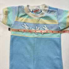 Load image into Gallery viewer, Vintage 80s Healthtex Blue Bunny Rabbit Pantsuit 3-6 months
