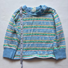 Load image into Gallery viewer, Vintage &quot;Little Cowboy&quot; Homespun Long Sleeve 9 months
