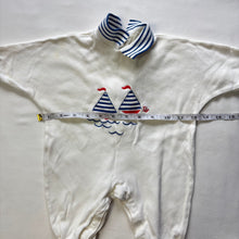Load image into Gallery viewer, Vintage Dior Sailboat Bodysuit 3 months
