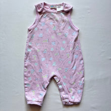 Load image into Gallery viewer, Vintage McBaby Animals Pink Pantsuit 3-6 months
