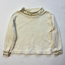 Load image into Gallery viewer, Vintage Cream Turtleneck Long Sleeve 9-12 months
