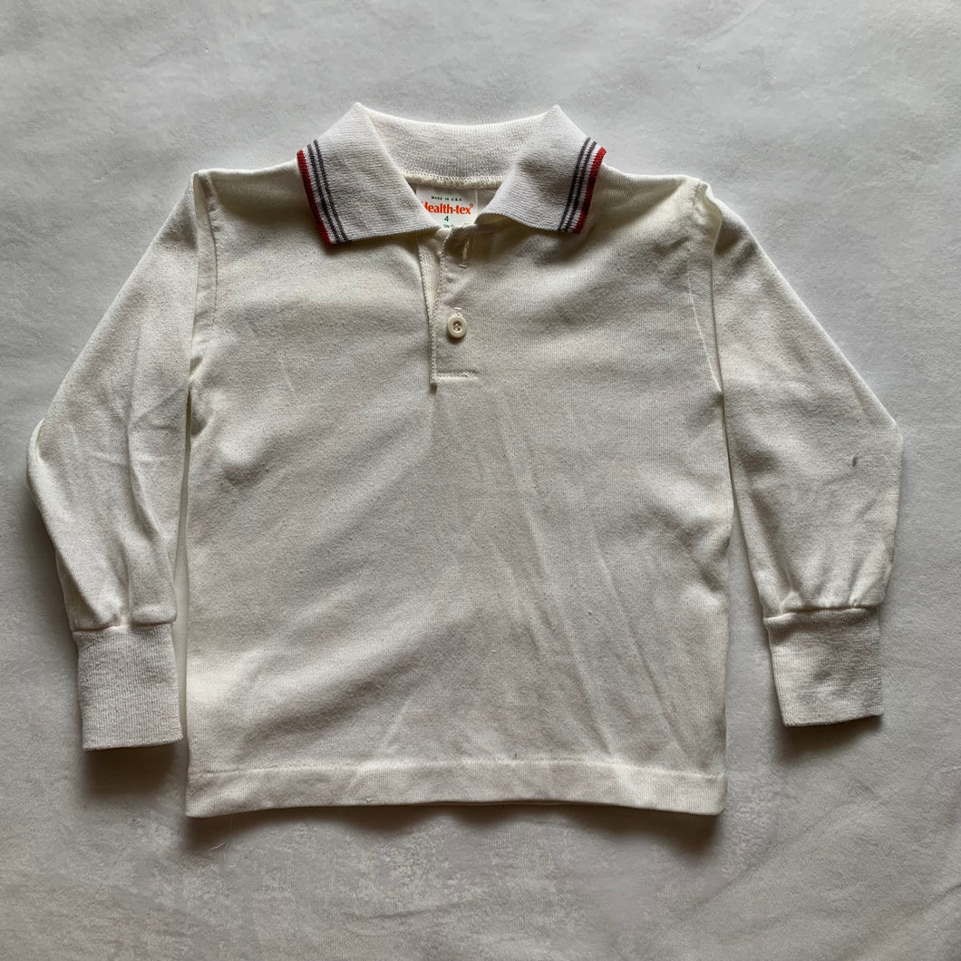 Vintage Healthtex Off-White Long Sleeve 3t